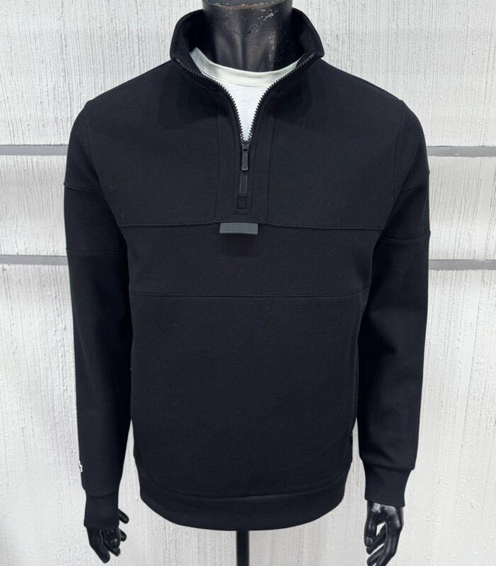 Yakası Fermuarlı Sweetshirt